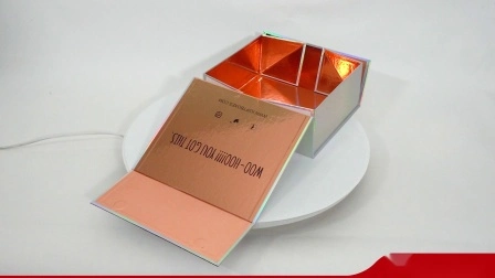 Chine personnalisée en gros de luxe imprimé noir personnalisé rigide pliable en carton d'emballage en papier emballage boîte-cadeau avec magnétique